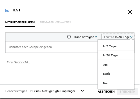 UHHShare Webclient Freigabe Ablauf