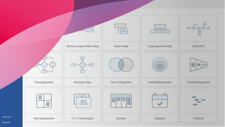 MindManager user interface