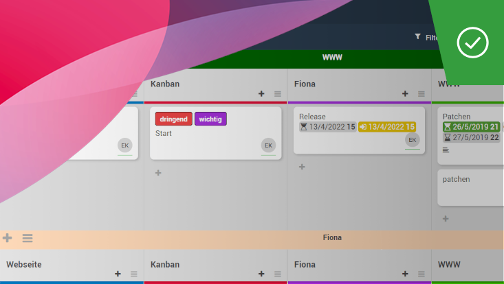 Wekan user interface