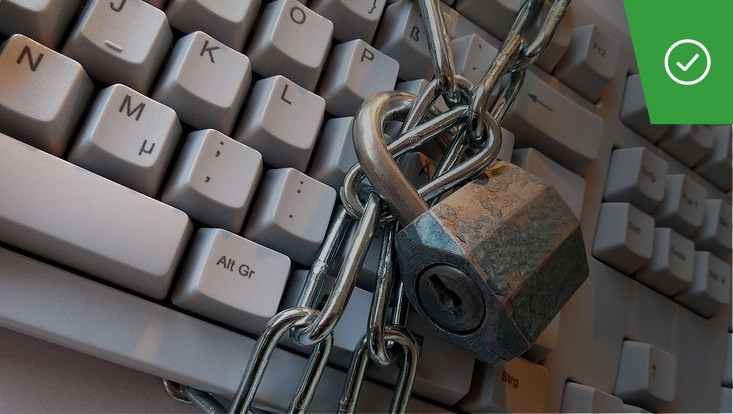 Keyboard with a lock