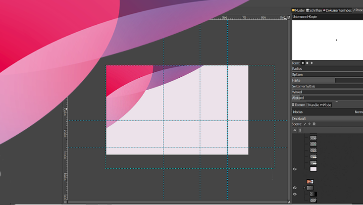 Image processing software user interface