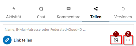 Nexcloud Dateien