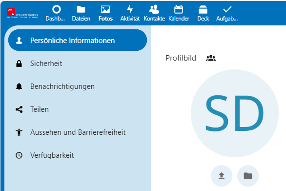 Nextcloud Einstellungen
